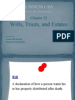 Wills, Trusts, and Estates