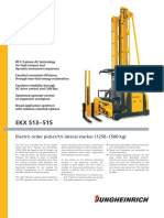 Electric Order Picker/ Tri-Lateral Stacker (1250-1500 KG) : 2513 - EKX - 513 - 515 - GB 28.05.2004 9:28 Uhr Seite 1