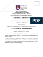 Lab Report Phy210 - Mac 2021 - Ogos 2021