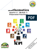 Mathematics: Quarter 2 - Module 1: Polynomial Functions