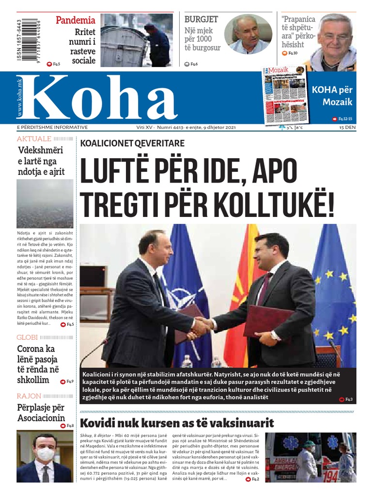 Gazeta Koha WWW Koha.mk 09122021 PDF