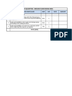 Bill of Quantities - Ground Floor Dining Area: SL. Scope of Work Particulars Unit QTY Rate Amount