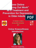 Applied Research: An Analysis of A Prescribed Exercise Program Administered Via The Internet For Senior Adults With Depression.