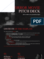 Horror Movie Pitch Deck by Slidesgo