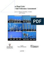Landscape Plant Lists For Salt Tolerance Assessment