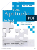 Know Your Aptitude For Class-9