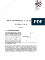 u Blox Ag Zurich Switzerland-datum Transformations of Gps Positions