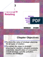Strategic Planning in Retailing: Retail Management: A Strategic Approach