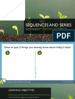 SEQUENCES AND SERIES and General Term of A Seqeunce