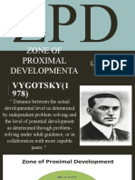 Zone of Proximal Developmenta L: Lev Vygotsky