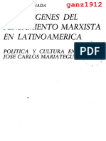 POSADA, FRANCISCO - Los Orígenes del Pensamiento Marxista en Latinoamérica (Política y Cultura en Mariátegui) (OCR) [por Ganz1912]