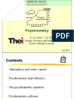 Psychrometry: Ir. Dr. Sam C. M. Hui