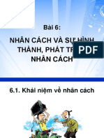 Bai 6 - Nhan Cach Va Su Hinh Thanh Nhan Cach