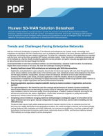 Huawei SD-WAN Solution Datasheet