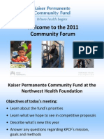 KPCF 2011 Forum