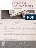 Resume Evaporasi - 201910301006 - Dhita Pratama Putri