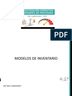 Sintesis de Clase - Modelos de Inventario