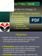 Gerak Dalam Satu Dimensi