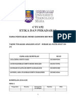 Ctu 152 Assignment Analisis Ayat 20-29 Surah Al-Fath