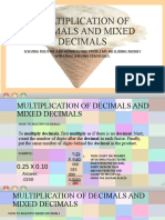 MULTIPLICATION OF DECIMALS AND MIXED (Autosaved)