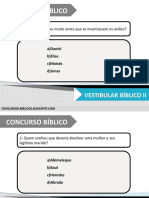 Vestibular Bíblico II Com 21 Perguntas