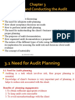 Planning and Conducting The Audit: Chapter Objectives