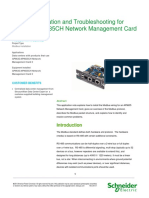 Modbus Installation and Troubleshooting For AP9635/AP9635CH Network Management Card