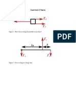 Figure 1: Three Forces Acting Horizontally On An Object: Experiment 5 Figures