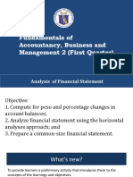 Financial Statements Analysis