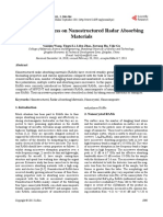 Research Progress On Nanostructured Radar Absorbing Materials