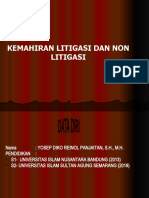 KEMAHIRAN LITIGASI DAN NON LITIGASI