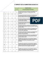 Format Import Data Kompetensi Dasar Kurikulum 2013