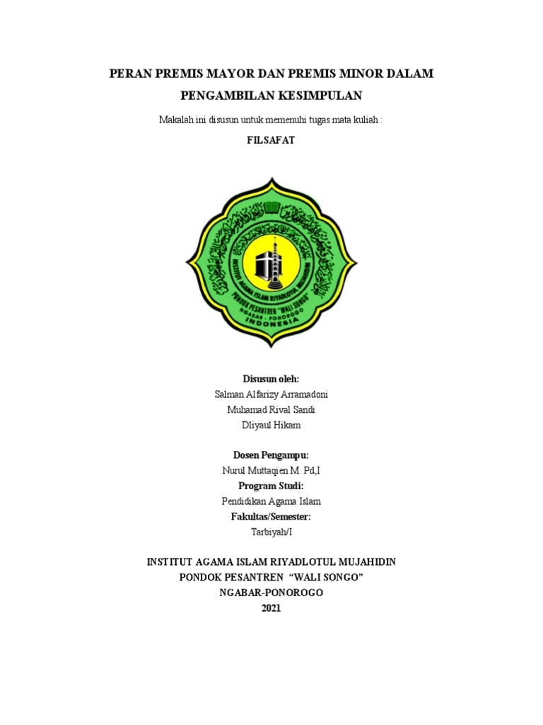 Peran Premis Mayor dan Minor dalam Kesimpulan | PDF