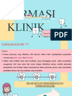 Pengantar Farmasi Klinis