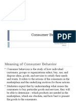 Consumer Behaviour: Kritika Malhotra NPGC