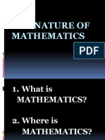 Module 1-Nature of Math