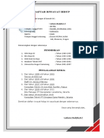 Daftar Riwayat Hidup Kosong 8