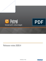 Petrel 2020-4 Release Notes