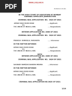 Aryan Khan V NCB Bombay HC Bail Order Ndps Case 404444