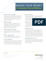 Managing Your Money: 9 Tips To Achieving Financial Wellness