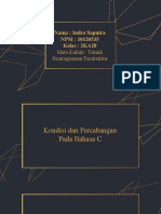 Kondisi Dan Percabangan Pada Bahasa C