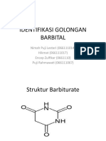 Identifikasi Golongan Barbital