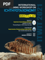 Ichthyotaxonomy Workshop - Flyer