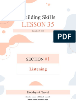 Building Skills: Lesson 35