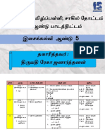 இசைக் கல்வி ஆண்டு 5 பாடத்திட்டம்