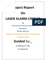 Project Report On Laser Alarm Circuit: Er - Bhimsen Tudu Er - Ashish Sir