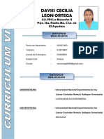 CV Licenciada Cecilia