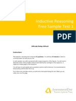 Inductive Reasoning Free Sample Test 1: Assessmentday