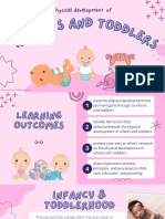 Physical Developments of Infants and Toddlers