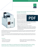 X1 Jet/X1 Jet Ip: Compact Thermal Inkjet Coder, That Combines Flexibility and Simplicity